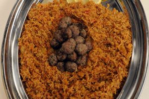 أرز السلطان بالباذنجان واللحم